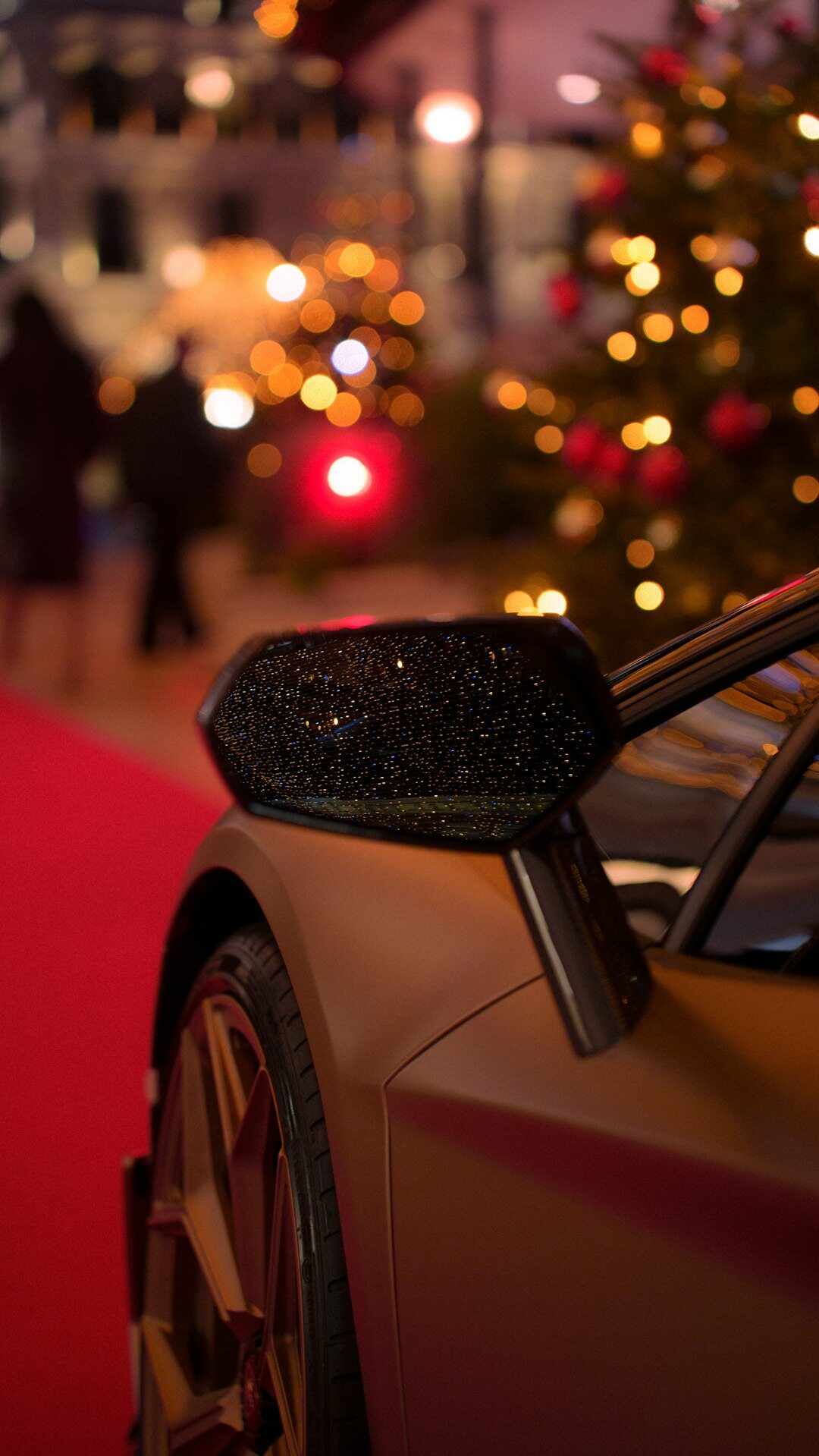Red carpet event in Montevideo with photographers and flashing cameras